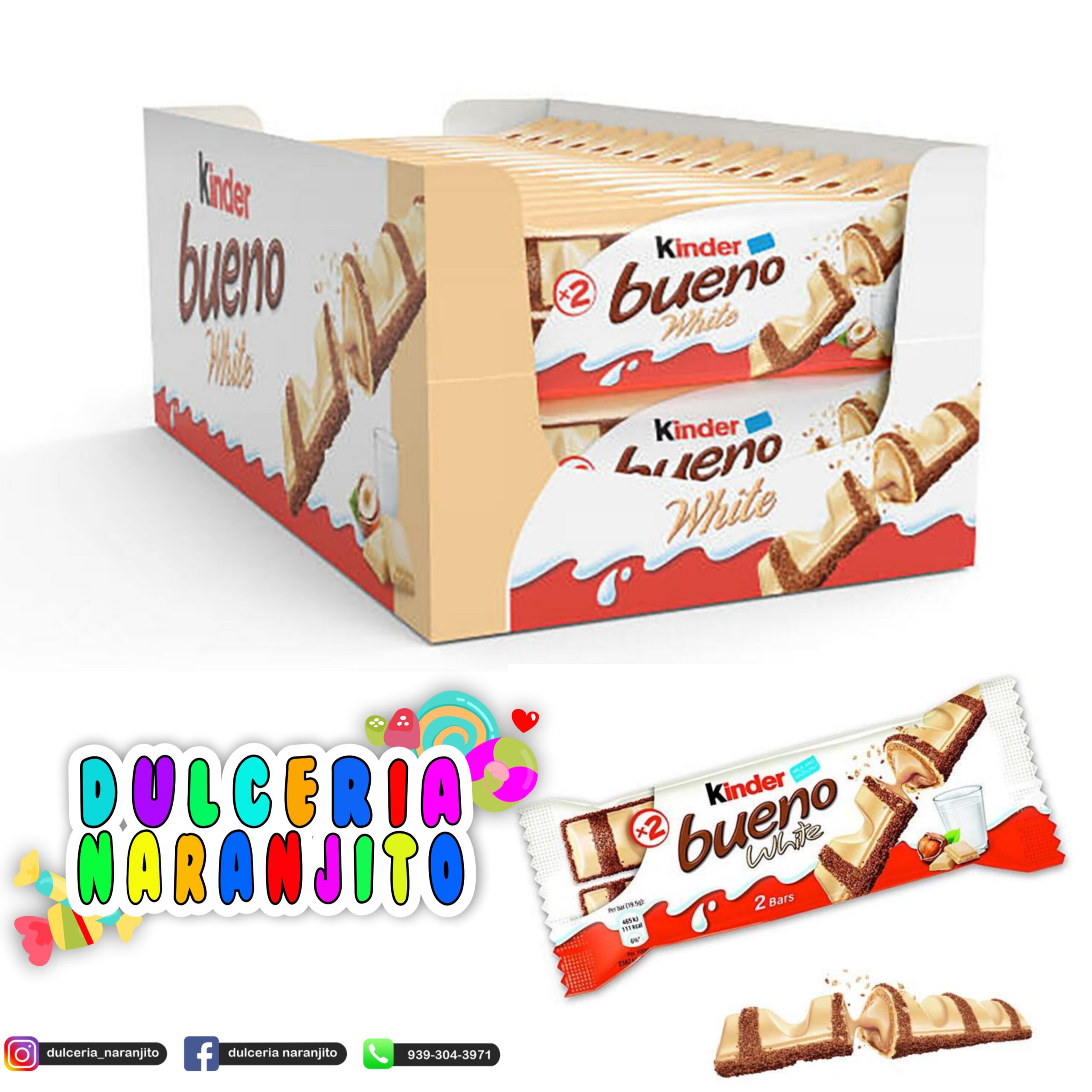 Kinder Bueno White - Dulcerianaranjito