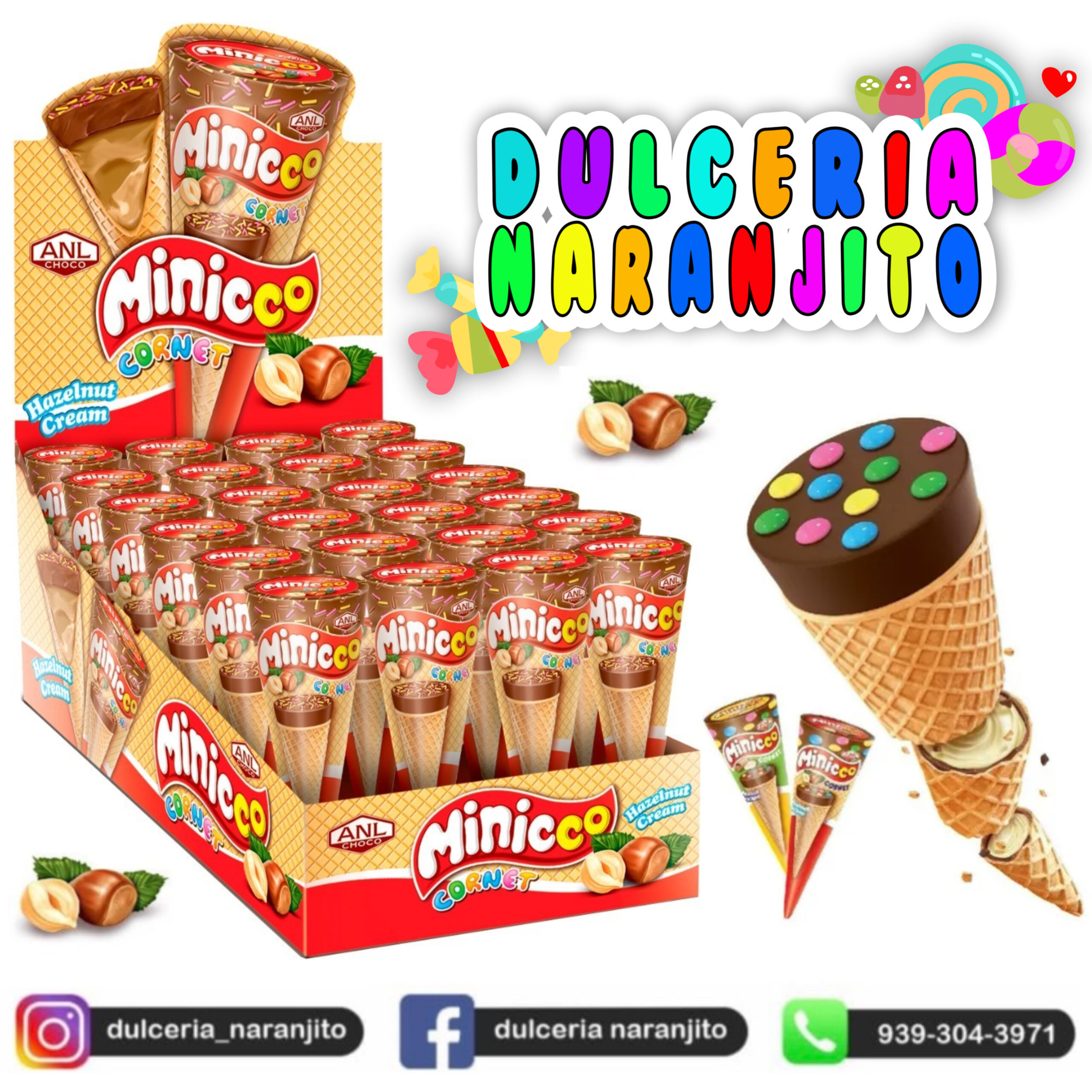 Minicco Hazelnut Cream dulcerianaranjito