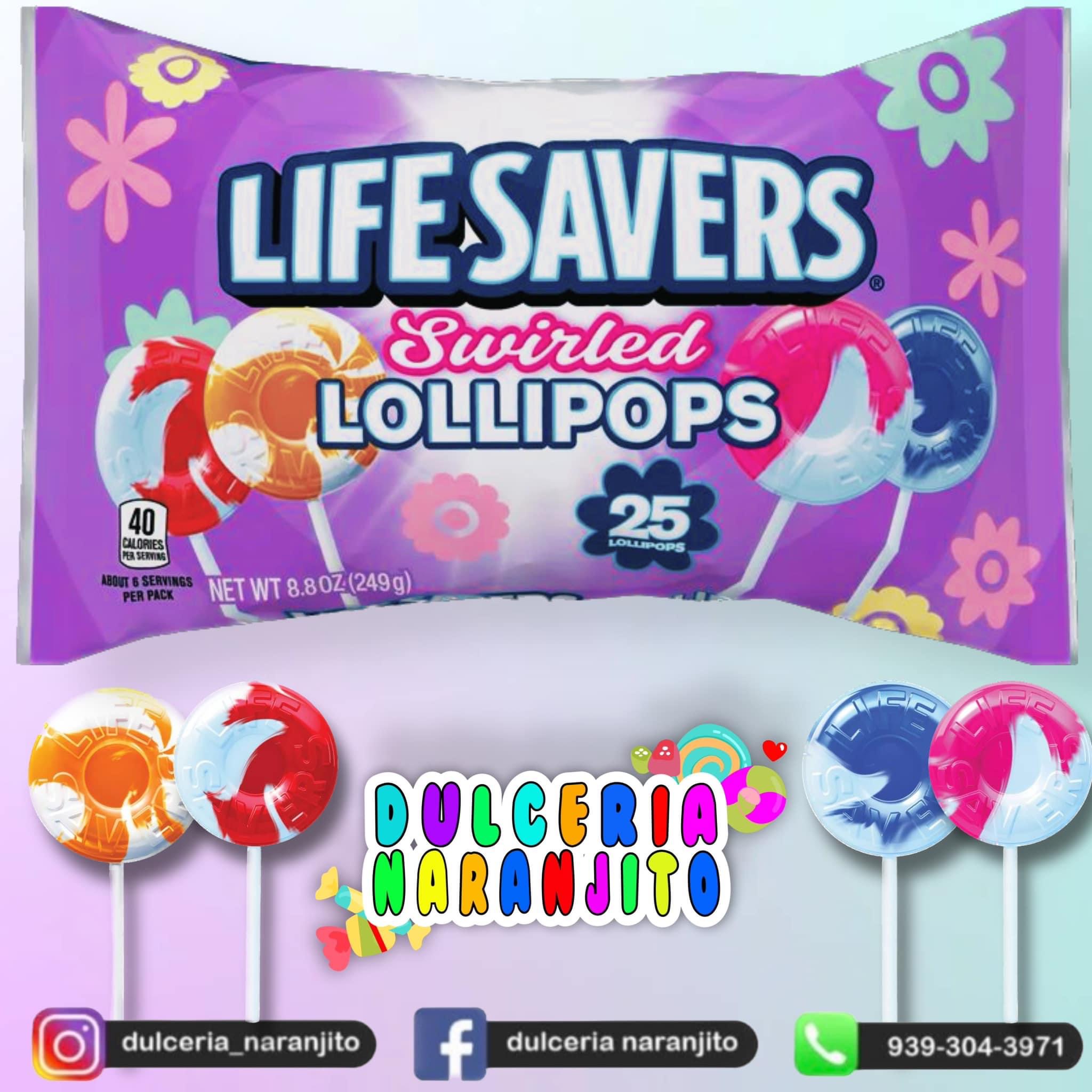 Paletas Life Savers Swirled Lollipops🌸 - Dulcerianaranjito