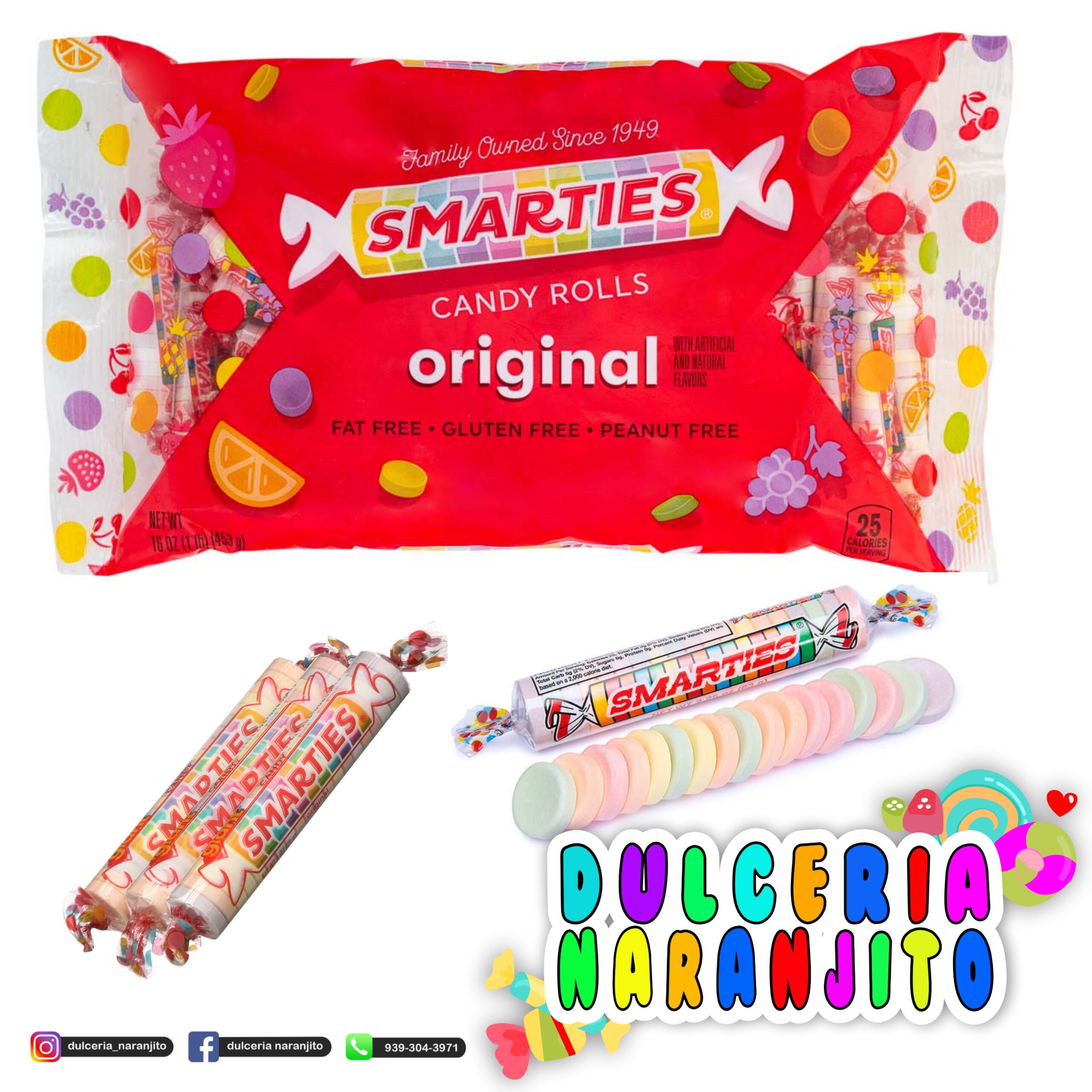 Smarties Original (62 pzs) - dulcerianaranjito