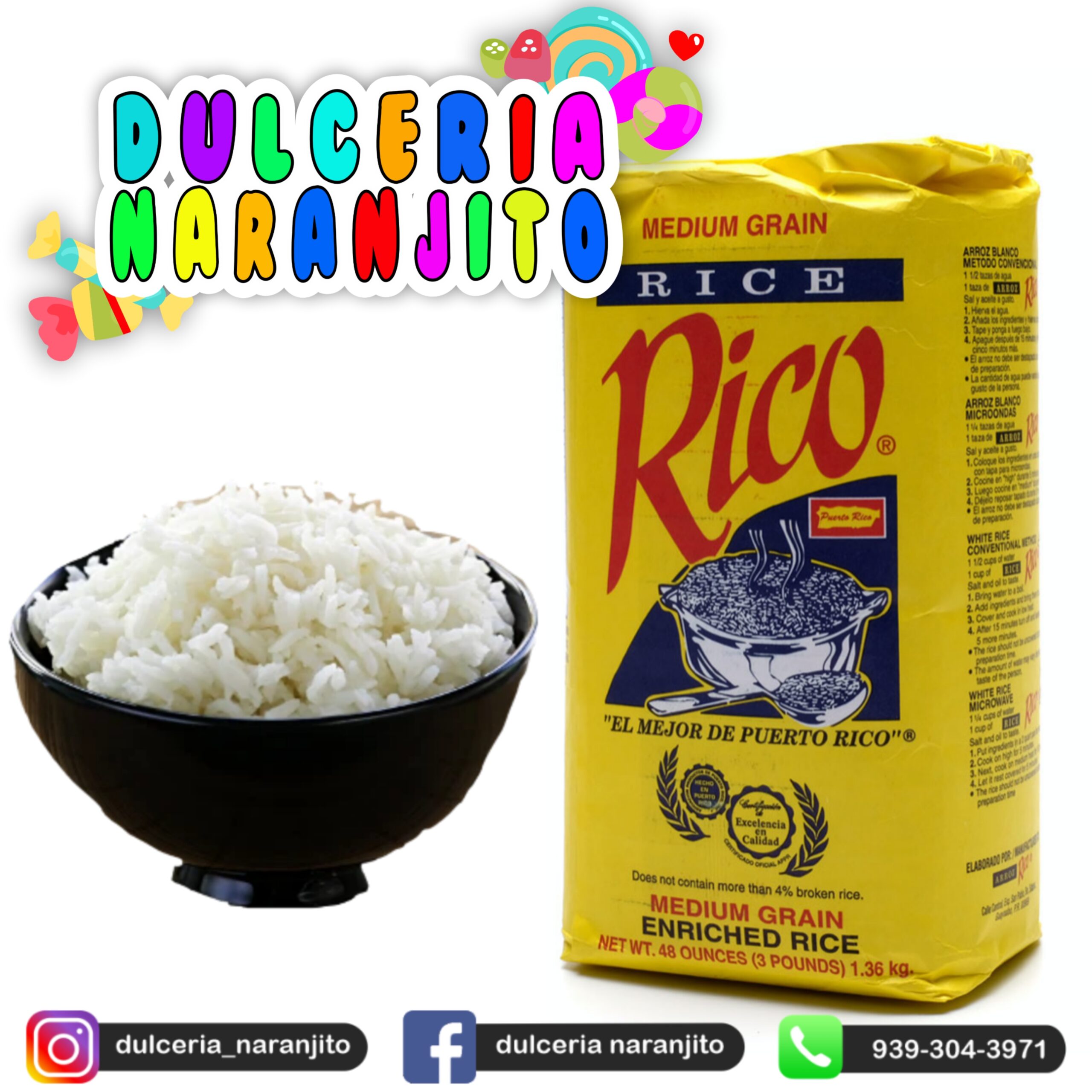 Arroz Rico Mediano🍚 - dulcerianaranjito